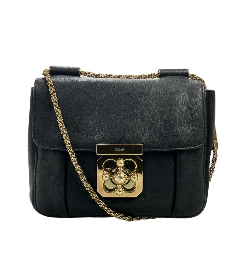 Chloe ショルダーバッグ チェーン 斜め掛け エルシー レザー レディース クロエ
