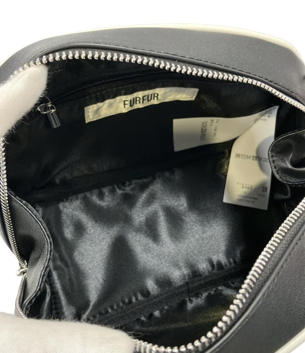 美品 FILA furfur 2WAY ハンドバッグ ショルダーバッグ 斜め掛け レディース フィラ ファーファー