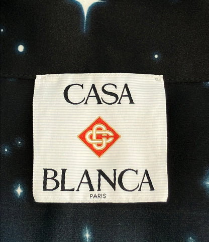 Casablanca 半袖 ラ・プレモニション シルクシャツ メンズ SIZE M カサブランカ