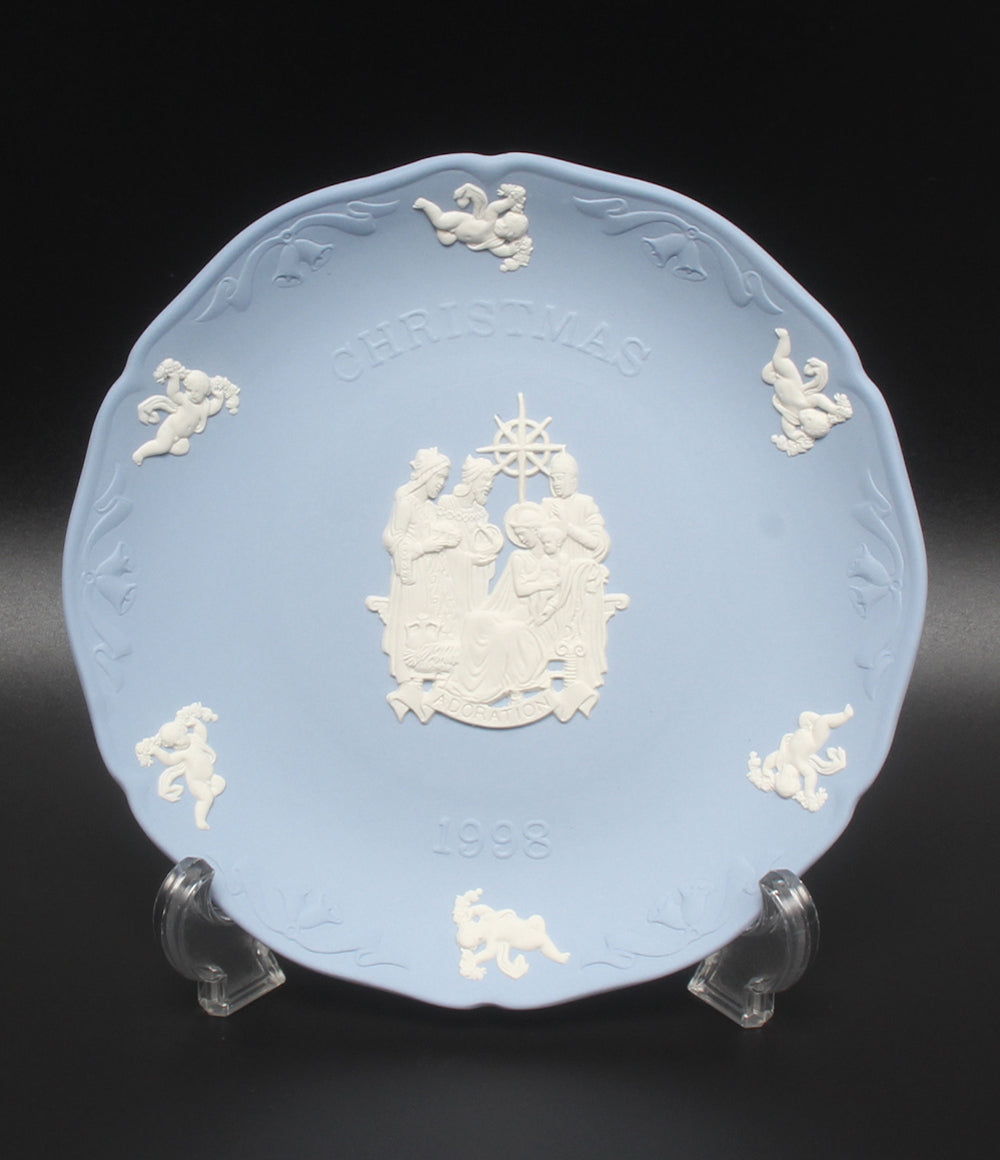 WEDGWOOD イヤープレート 飾り皿 19cm ジャスパー 1998 ウェッジウッド