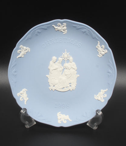 WEDGWOOD イヤープレート 飾り皿 19cm ジャスパー 1998 ウェッジウッド