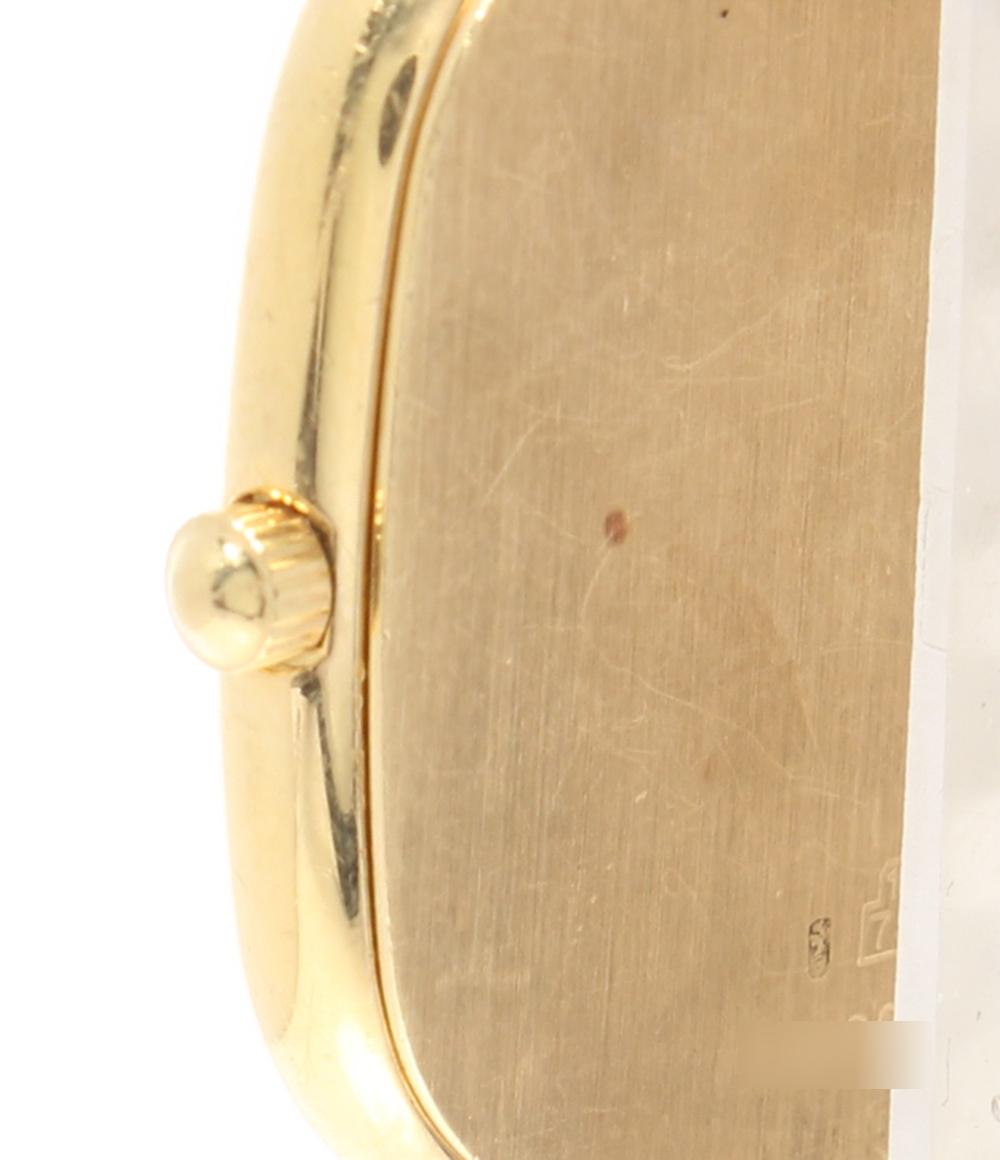 ロンジン 腕時計 K18 スクエア クオーツ ゴールド メンズ LONGINES