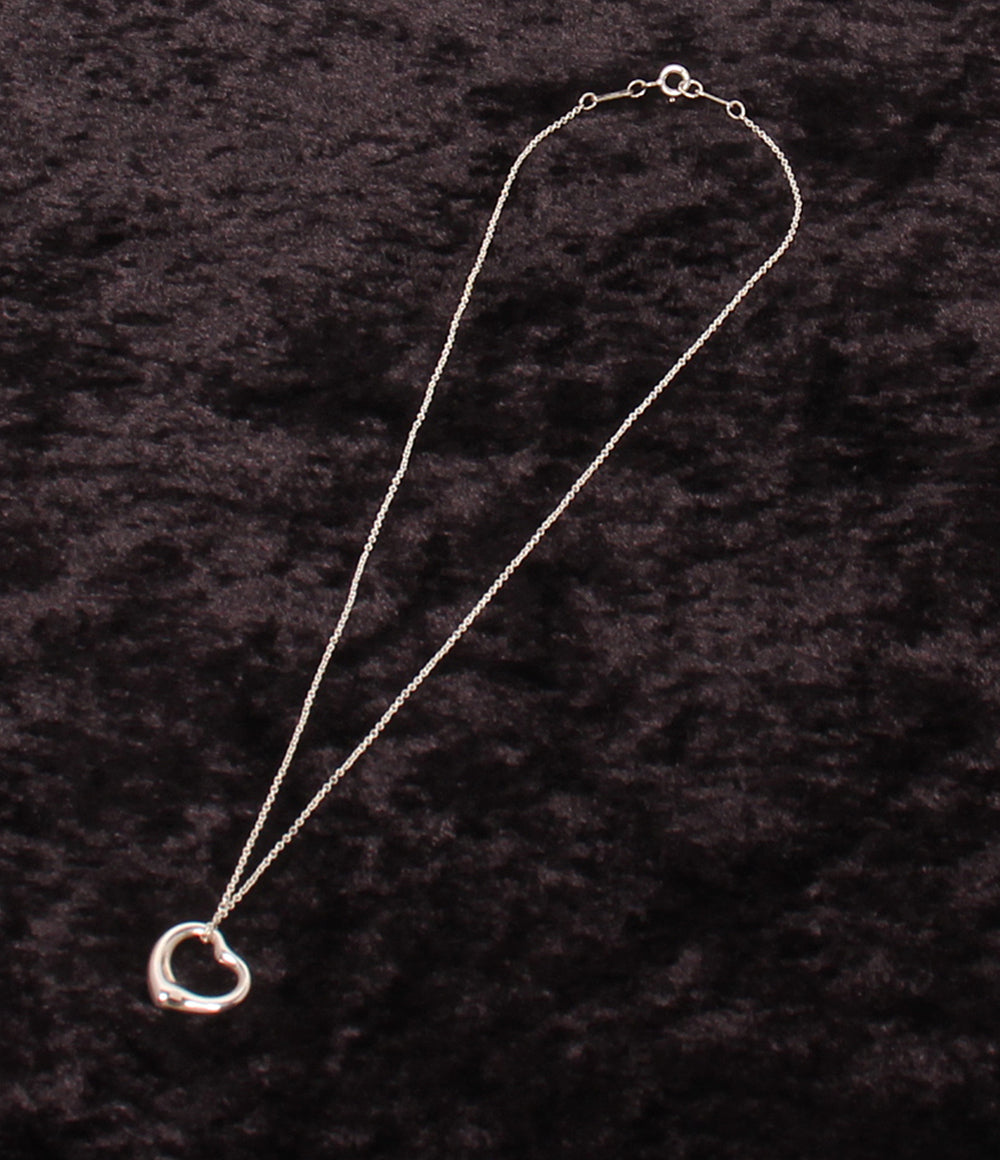 Tiffany & Co. ネックレス SV925 エルサペレッティ オープンハート レディース ティファニー