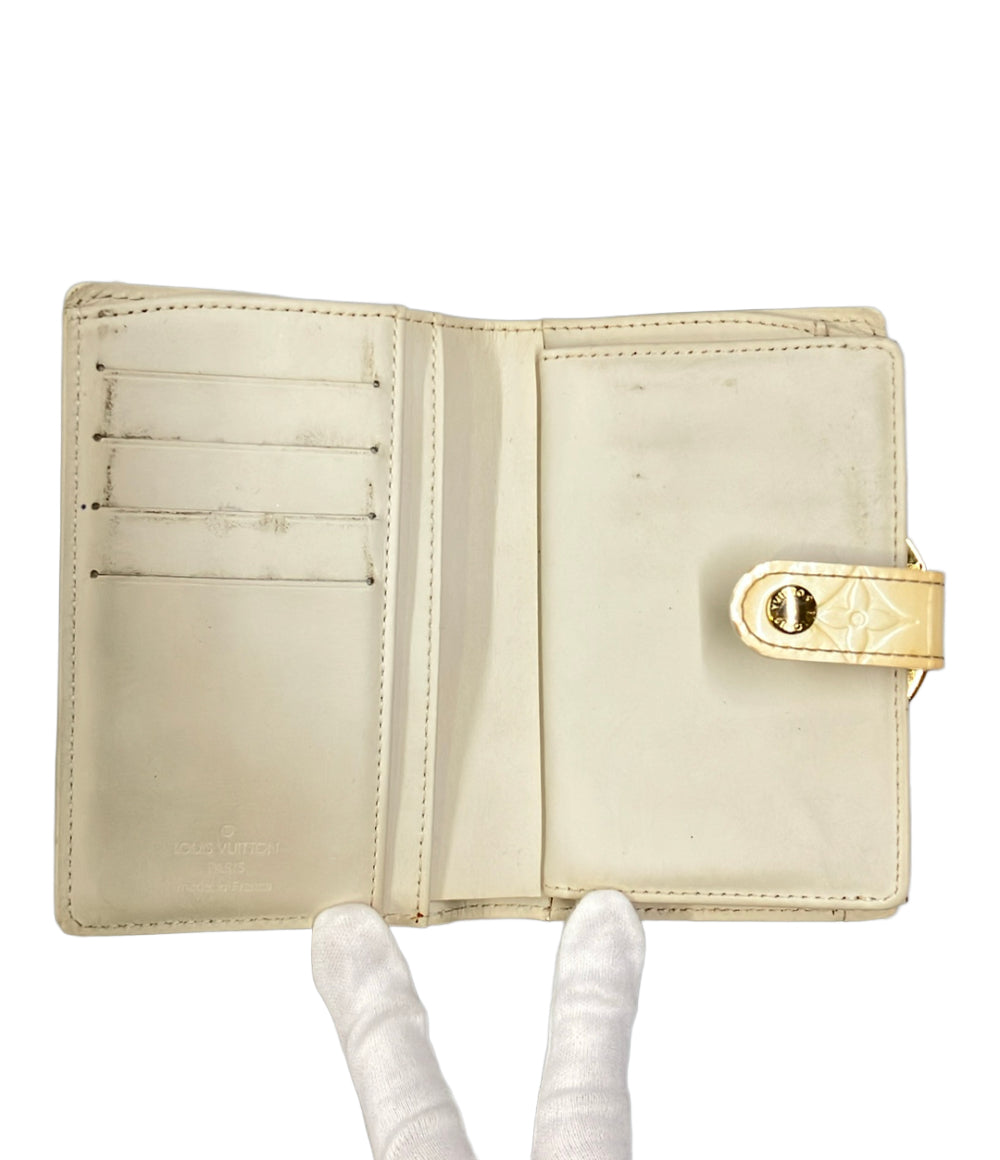 LOUIS VUITTON 二つ折り財布 ポルトフォイユ ヴィエノワ ヴェルニ M91363 レディース ルイ・ヴィトン