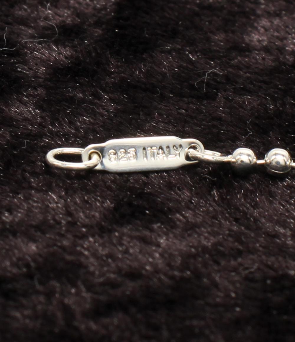 美品 ティファニー ネックレス SV925 アトラス バー ボールチェーン レディース TIFFANY&Co.
