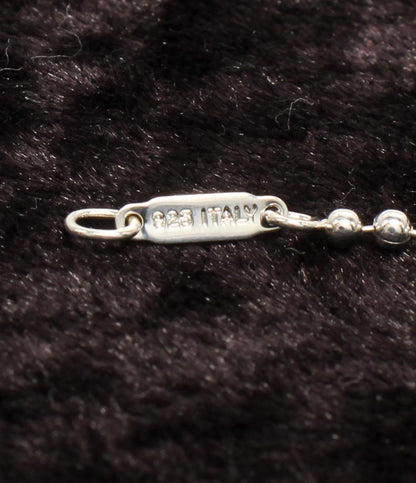 美品 ティファニー ネックレス SV925 アトラス バー ボールチェーン レディース TIFFANY&Co.