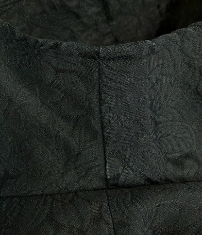 BORDERS at BALCONY 半袖 ジャガード ペプラム ブラウス レディース SIZE 36 ボーダーズ アット バルコニー
