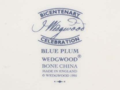 美品 WEDGWOOD オクタゴナルディッシュ 皿 24cm ブループラム ウエッジウッド