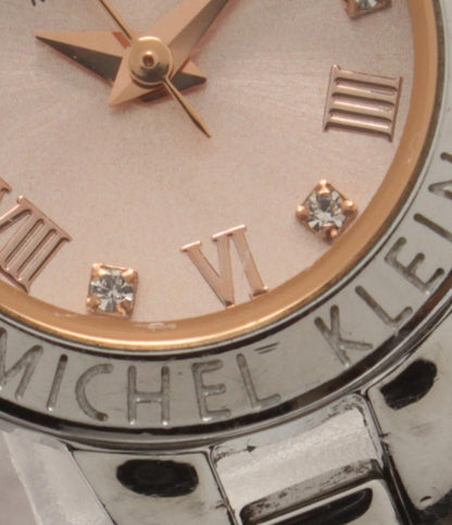 MICHEL KLEIN 腕時計 クオーツ ピンク系 1N01-K970 レディース ミッシェルクラン