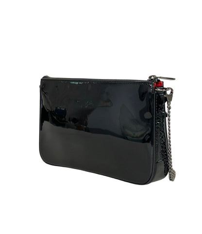 美品 Christian Louboutin チェーンショルダーバッグ  肩掛け フラワーモチーフ レディース クリスチャンルブタン