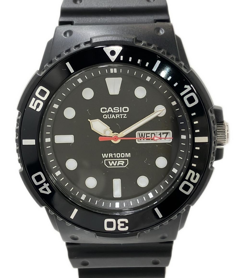 美品 CASIO 腕時計 クオーツ ブラック MW-230H メンズ カシオ