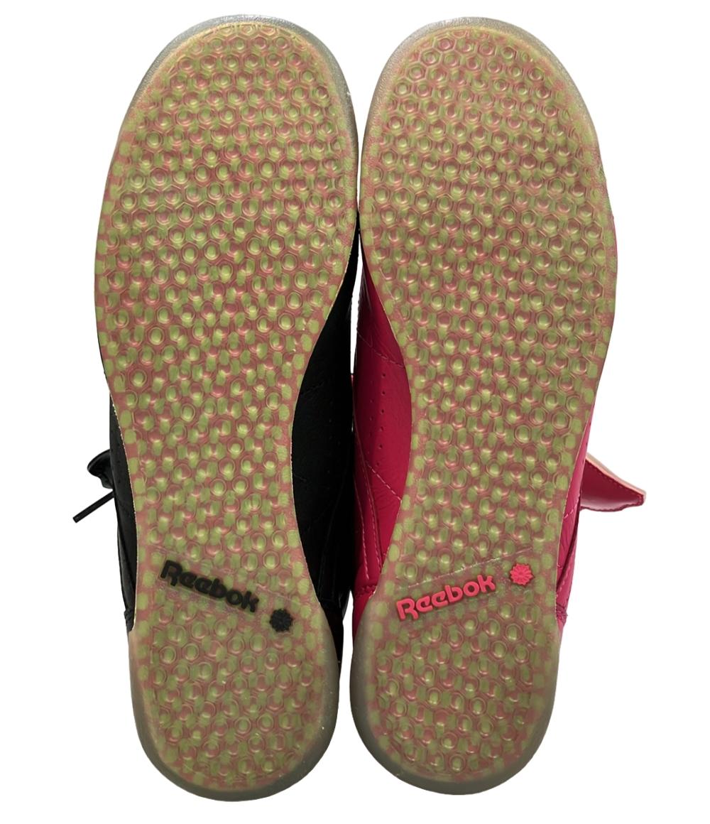 美品 Reebok ハイカットスニーカー × キース・ヘリング  フリースタイル HI INT R12 V53701 レディース SIZE 23.5 (M) リーボック