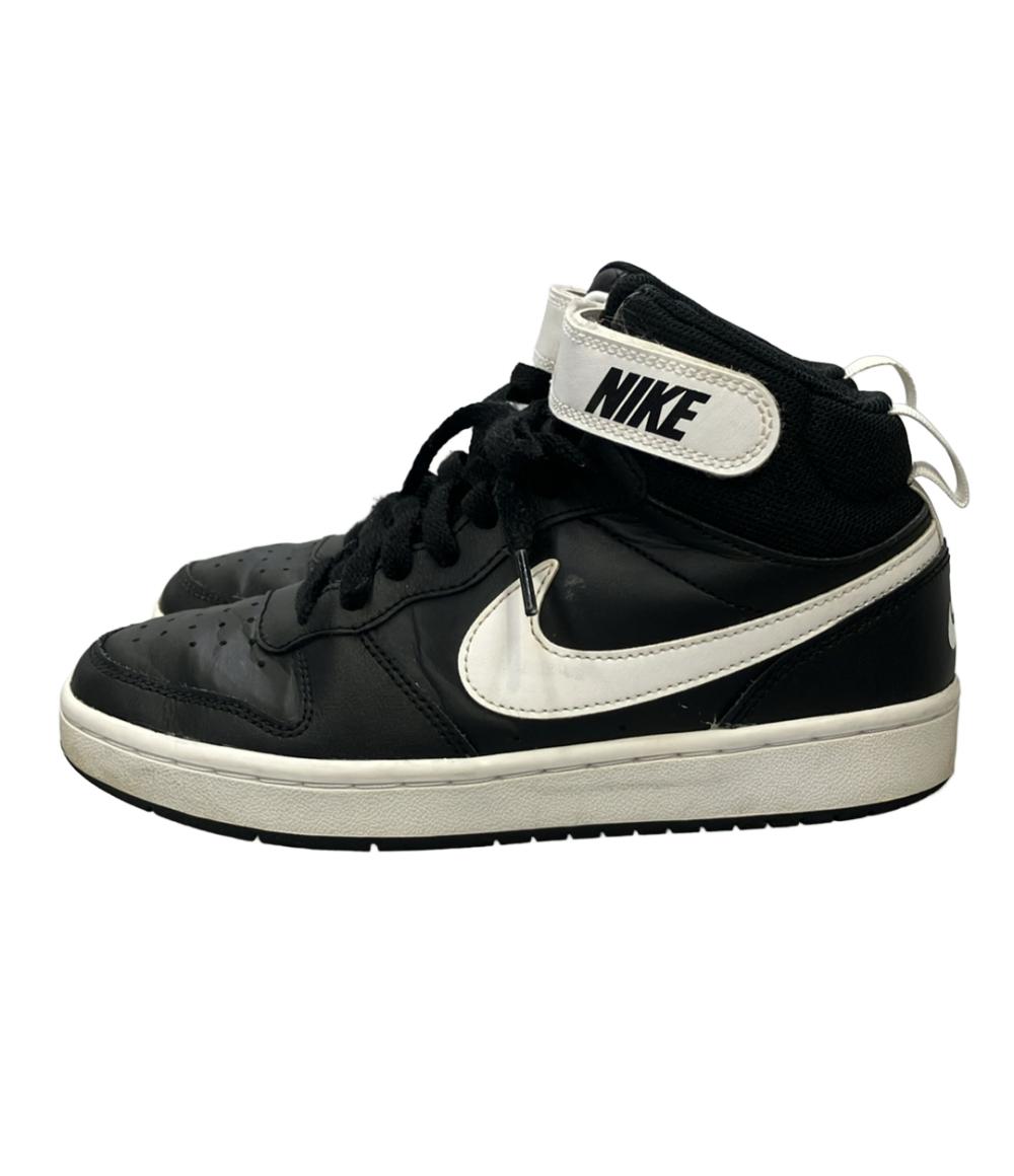 NIKE ミドルカットスニーカー コートバーロウ MID 2 GS CD7782-010 キッズ SIZE 23.5 ナイキ