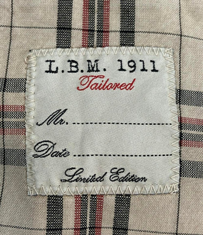 L.B.M.1911 チェック柄 ジャケット メンズ SIZE 42 ルビアム 1911