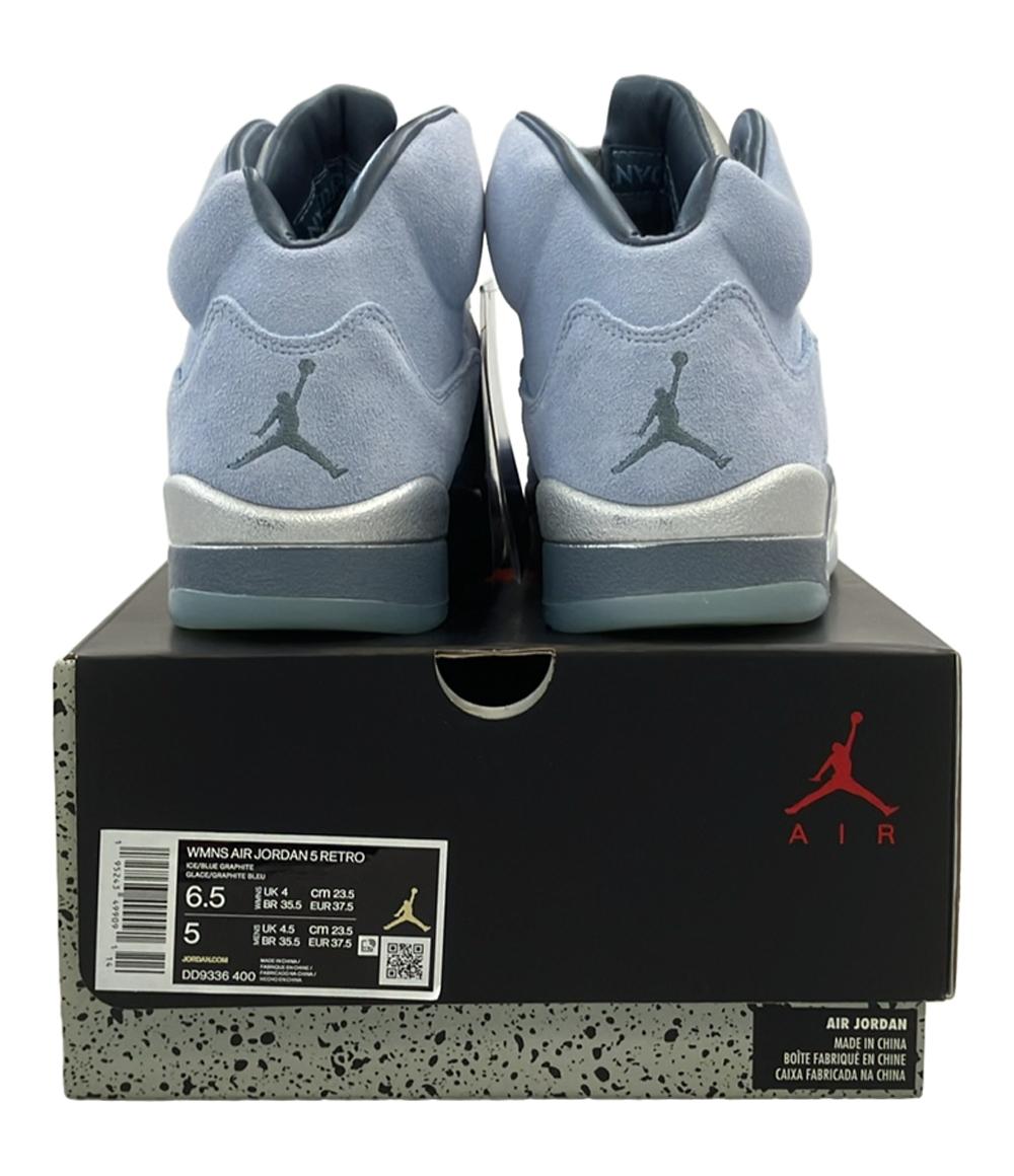 美品 NIKE ミドルカットスニーカー WMNS AIR JORDAN 5 RETRO DD9336-400 レディース SIZE 23.5 (M) ナイキ