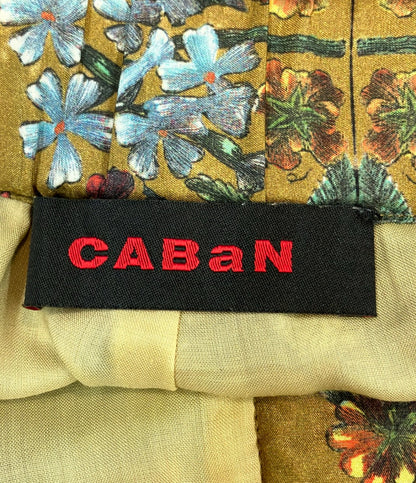 美品 CABaN ロングパンツ フラワー レディース SIZE S キャバン