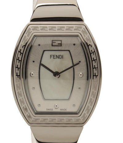 美品 フェンディ 腕時計 クオーツ シェル レディース FENDI