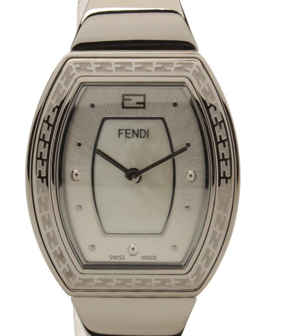 美品 フェンディ 腕時計 クオーツ シェル レディース FENDI