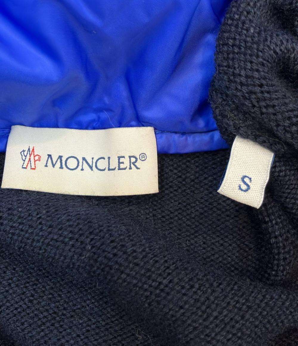 MONCLER ダウン切切替ニットベスト MAGLIA GILET メンズ SIZE S モンクレール