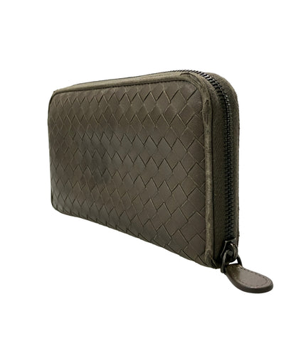 BOTTEGA VENETA ラウンドファスナー長財布 レザー イントレチャート ユニセックス ボッテガ・ヴェネタ
