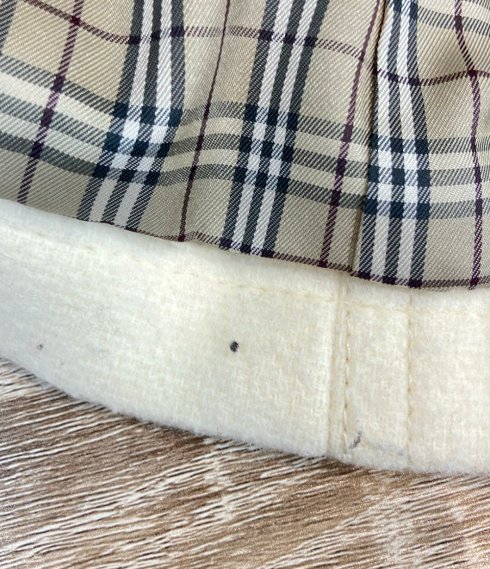 BURBERRY BLUE LABEL ピーコート ナポレオン ショート丈 ホワイト インポート E1F34-254-02 レディース SIZE 38 (M) バーバリーブルーレーベル