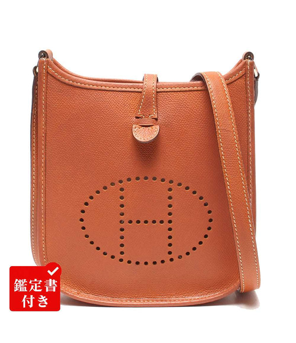 HERMES ショルダーバッグ 斜め掛け □H刻印 シルバー金具 エブリンTPM レディース エルメス