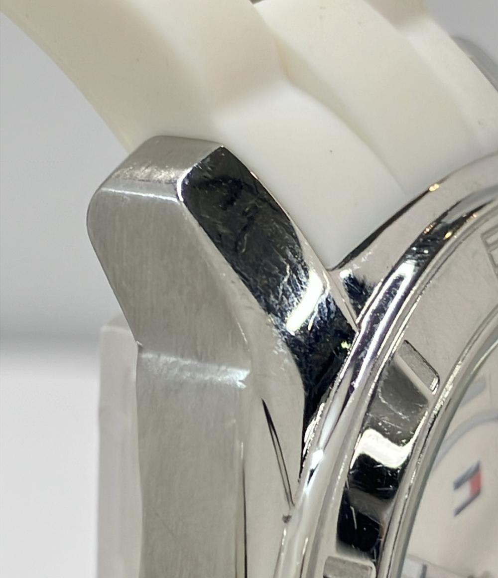 トミーヒルフィガー 腕時計 クオーツ シルバー メンズ TOMMY HILFIGER