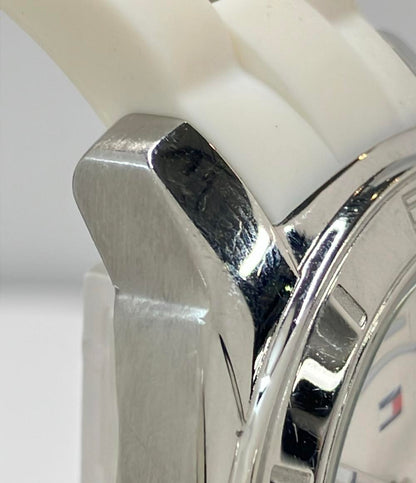 トミーヒルフィガー 腕時計 クオーツ シルバー メンズ TOMMY HILFIGER