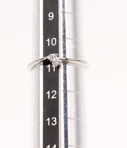 美品 MARGARET HOWELL idea リング 指輪 Pt900 ダイヤ 0.06ct レディース SIZE 11号 マーガレットハウエル アイデア