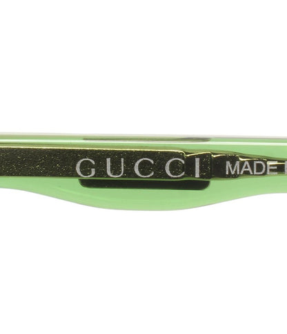 美品 GUCCI サングラス アイウェア 57□16 グリーン GG0261 レディース グッチ