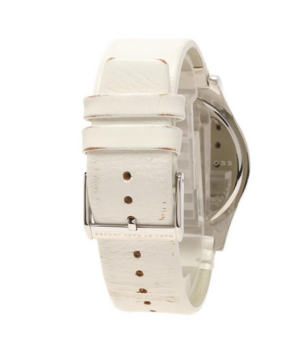 マークバイマークジェイコブス 腕時計 ミスマークウィリアム クオーツ ホワイト MBM1149 メンズ MARC BY MARC JACOBS