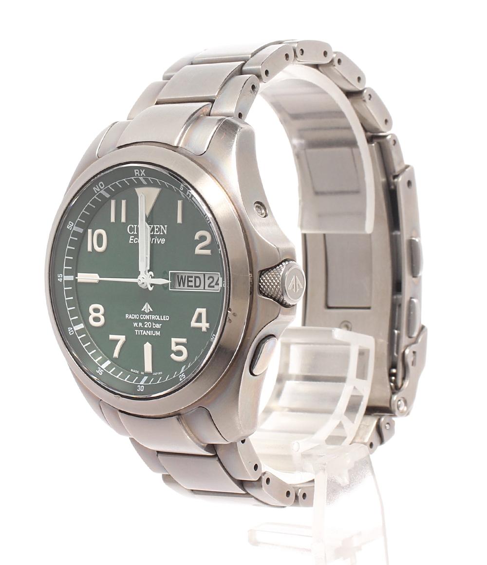 CITIZEN 腕時計 LAND プロマスター ソーラー グリーン H100-T011039 メンズ シチズン