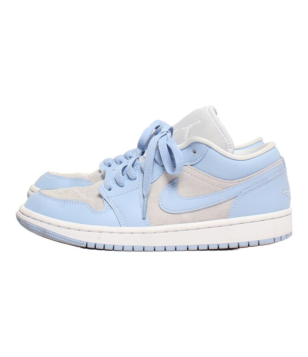 ナイキ ローカットスニーカー FootballGrey Aluminum White WMNS AIR JORDAN 1 LOW DC0774‐050 レディース SIZE 25.5 (XL) NIKE