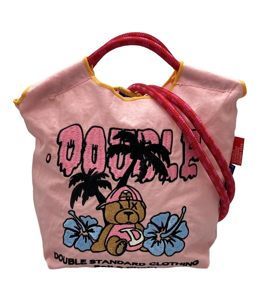 美品 ダブルスタンダードクロージング ボールアンドチェーン 2WAY ハンドバッグ ショルダーバッグ 斜め掛け レディース DOUBLE STANDARD CLOTHING