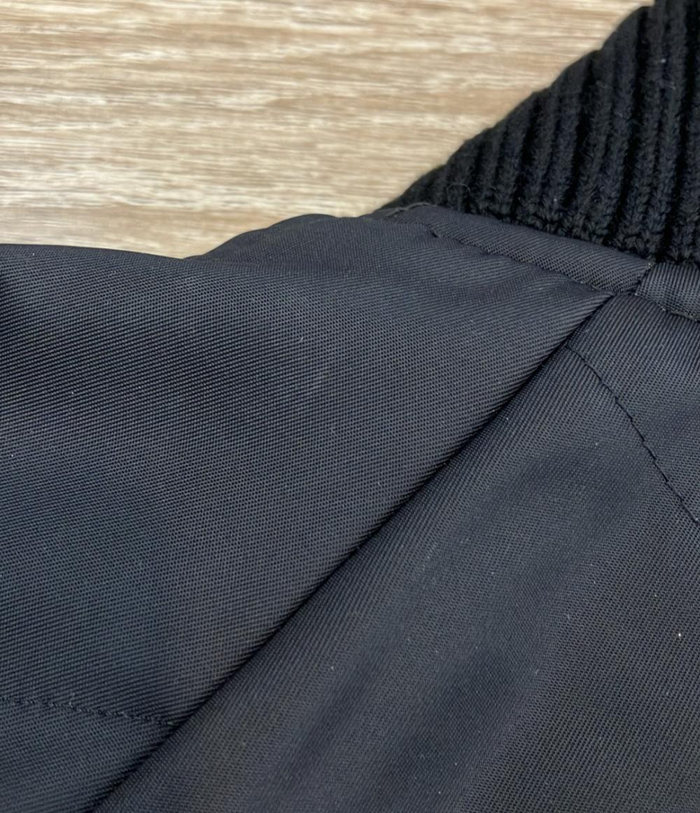 Miu Miu ブルゾン キルティング ショート MA-1ジャケット リブニット ML282 レディース SIZE 36 (XS) ミュウ ミュウ