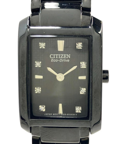 CITIZEN 腕時計 ソーラー ブラック B023-S077702 レディース シチズン