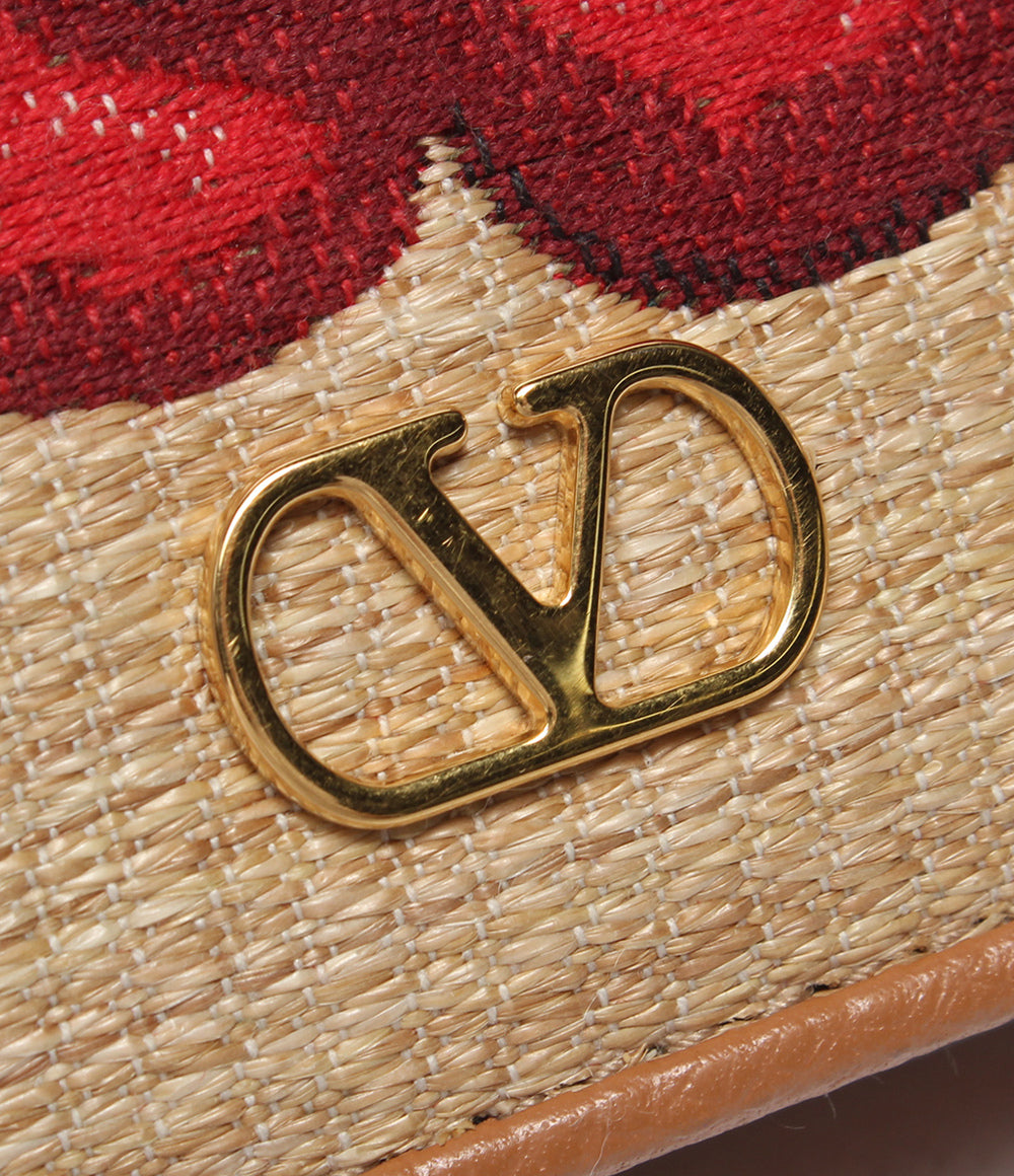 美品 VALENTINO 二つ折り財布 チェリー柄 レディース ヴァレンティノ