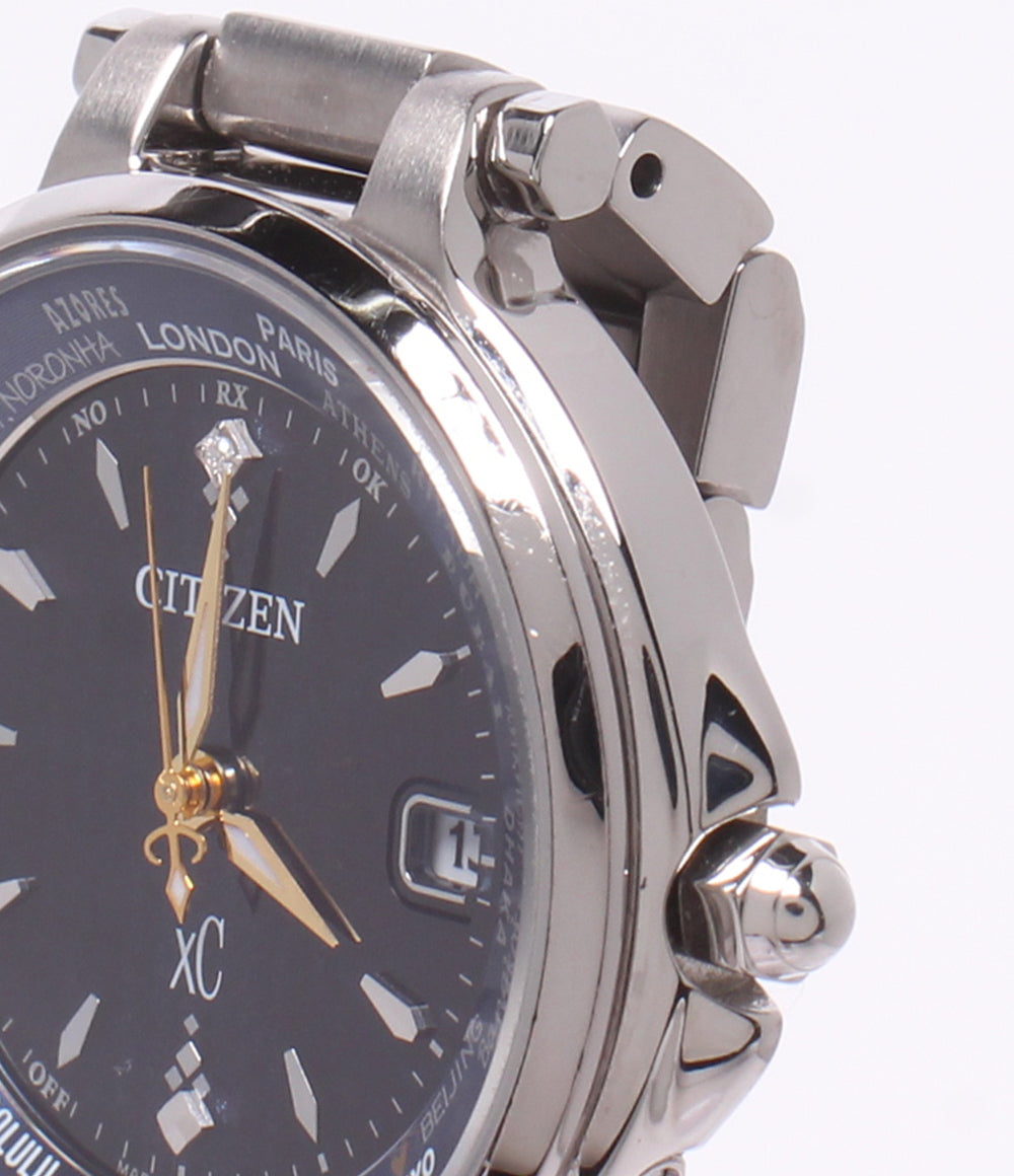 CITIZEN 腕時計 クロスシー xC ハッピーライト ソーラー電波 ブルー H246-T024726 レディース シチズン