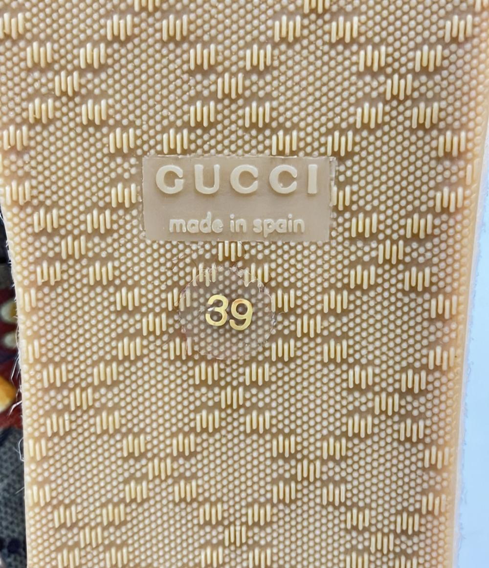 美品 グッチ スリッポン エスパドリーユ レディース SIZE 39 (XL) GUCCI