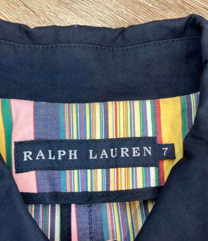 RALPH LAUREN ステンカラーコート 内側マルチカラーストライプ ボーイズ キッズ SIZE 7 (130) ラルフローレン