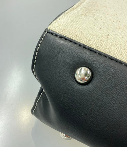 ラウジー キャンバス切り替えトートバッグ レディース lawgy