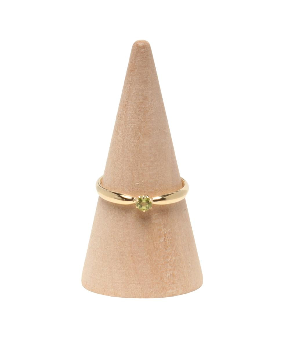 美品 シャリテ リング 指輪 K18 ペリドット レディース CHARITE