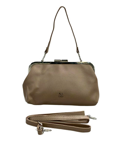 SAZABY ハンドバッグ ショルダーバッグ クラッチバッグ 3WAY 斜め掛け がま口 サザビー