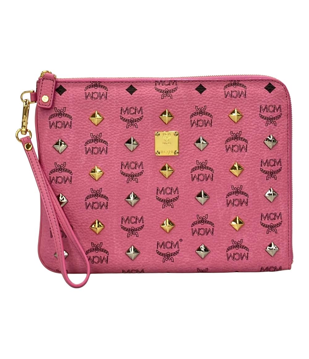 MCM クラッチバッグ セカンドバッグ スタッズ レディース エムシーエム