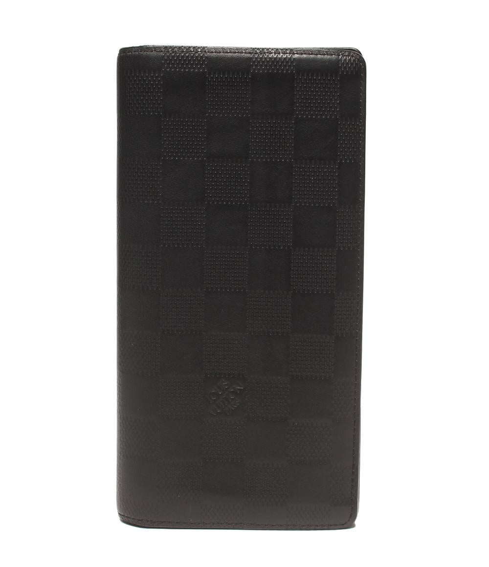 LOUIS VUITTON 二つ折り財布 ダミエアンフィニ ポルトフォイユ ブラザ N63010 メンズ ルイ・ヴィトン
