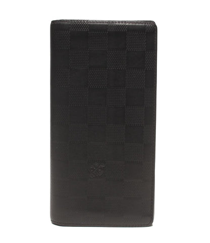 LOUIS VUITTON 二つ折り財布 ダミエアンフィニ ポルトフォイユ ブラザ N63010 メンズ ルイ・ヴィトン