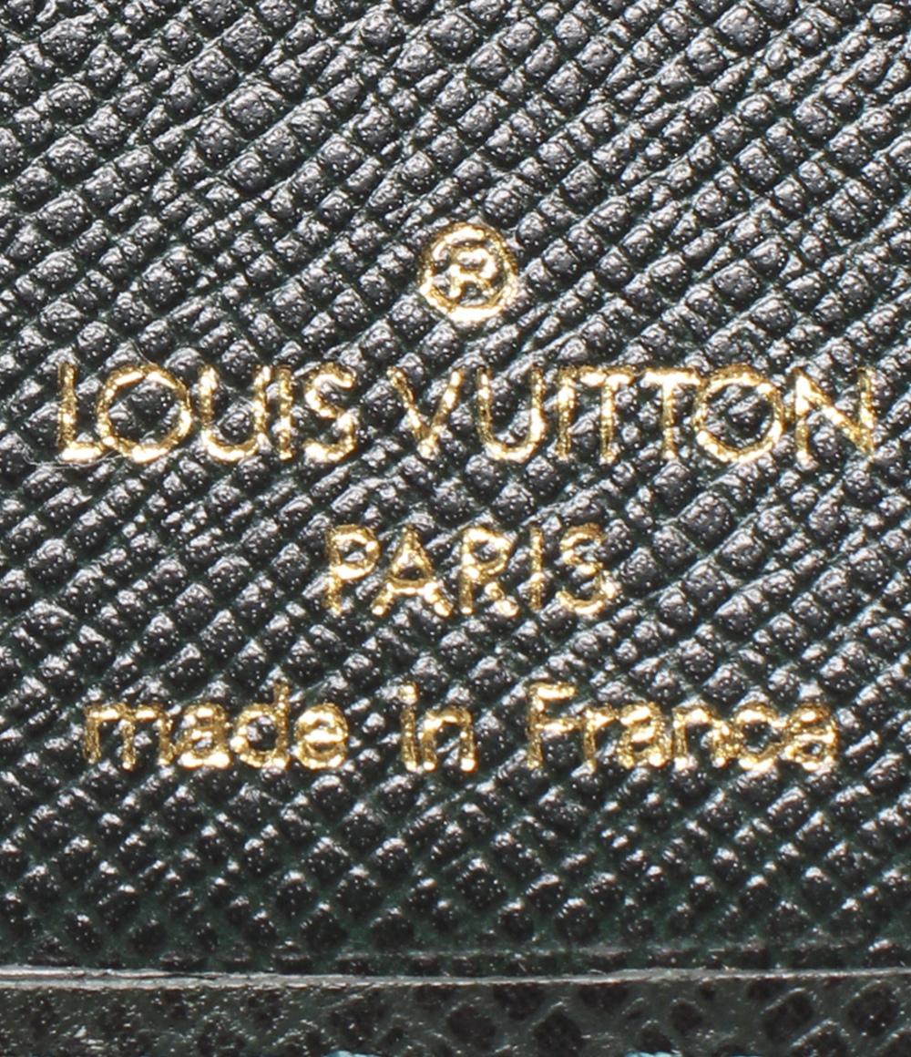 ルイ・ヴィトン 二つ折り財布 ポルトビエカルトブルー タイガ M30444 メンズ LOUIS VUITTON