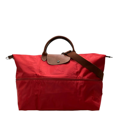 美品 Longchamp 2WAY トートバッグ ボストンバッグ ショルダーバッグ 斜め掛け ル プリアージュ 1911089545 レディース ロンシャン