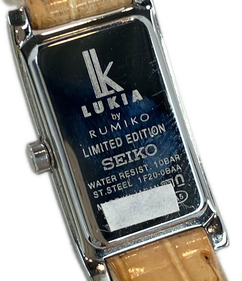 SEIKO 腕時計 RUMIKO ルキア lK クオーツ ピンク 1F20-0BAA レディース セイコー
