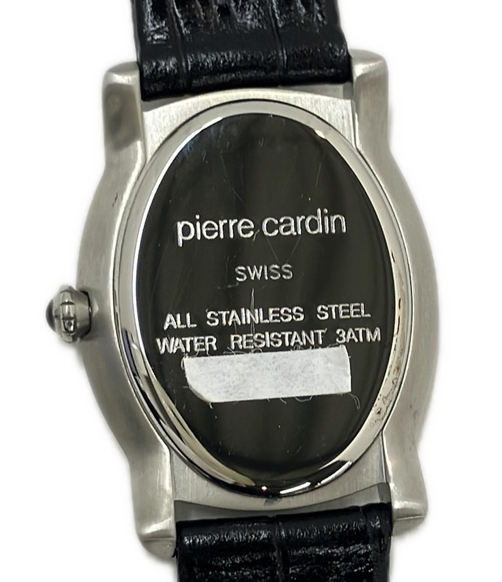 美品 Pierre Cardin 腕時計 クオーツ ホワイト レディース ピエール